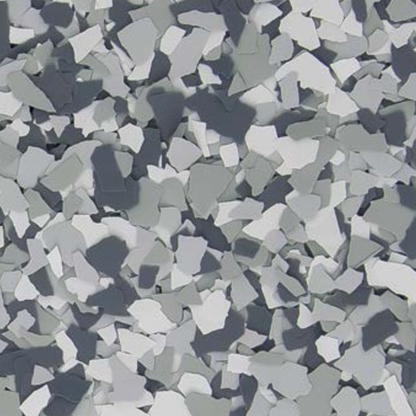 Gravel flake blend, medium grays
