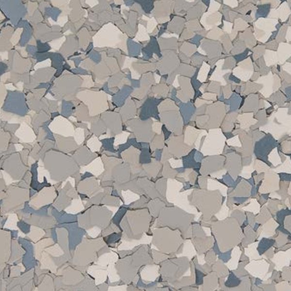 Gulfstream Blue flake blend, blue gray and tan