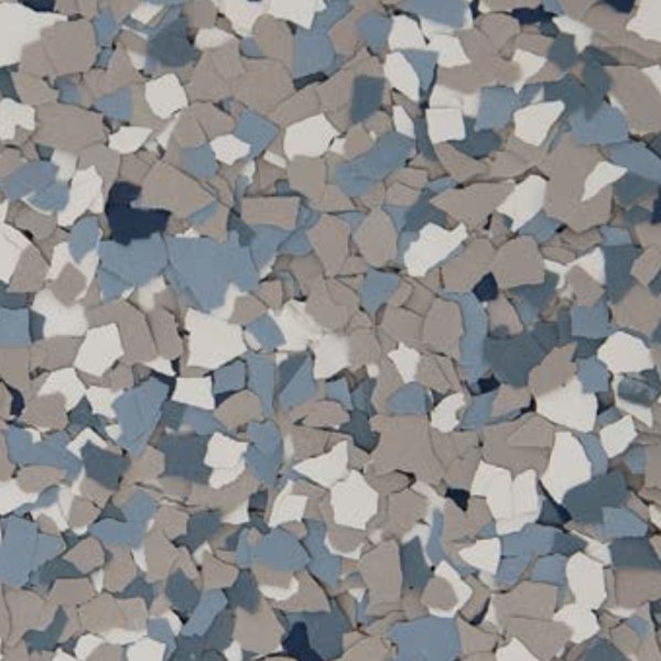 Matanzas Mist flake blend, soft blue-gray